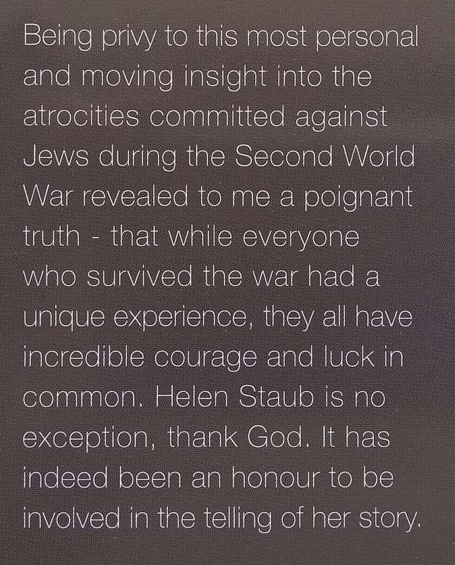 A Holocaust Memoir (Privately Published) | Helen Staub
