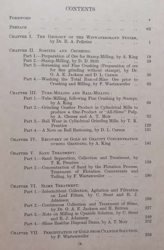 Gold Metallurgy on the Witwatersrand | A. King
