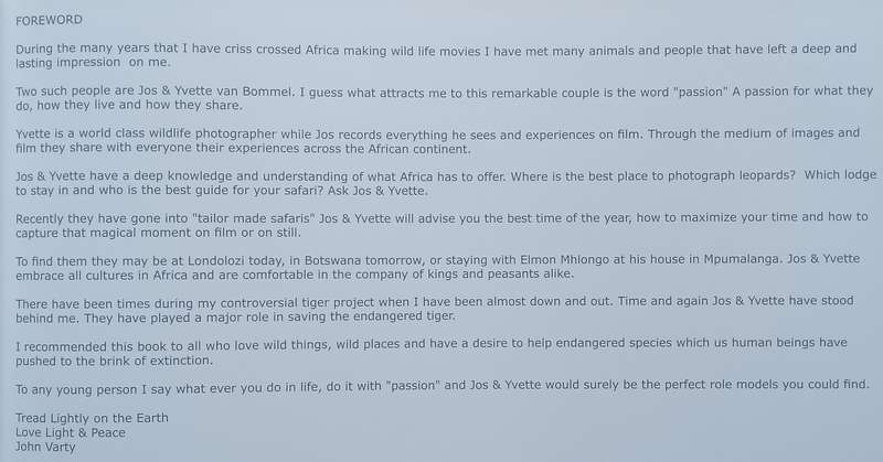 Chuffing Tigers at Tiger Canyons | Yvette & Jos van Bommel