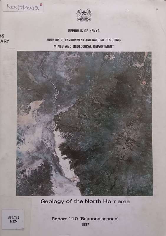 Geology of the North Horr Area (Kenya Mines and Geological Department Report No. 110) | T. J. Cha...