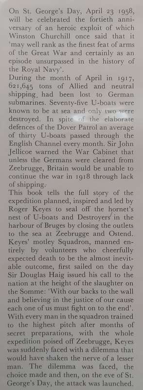 Zeebrugge, St. Georges Day, 1918 | Barrie Pitt