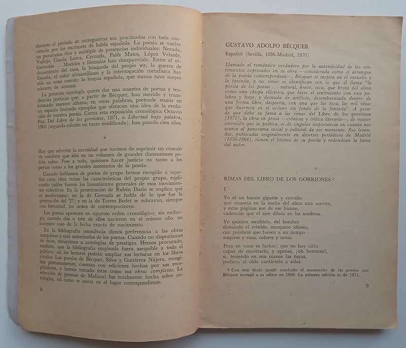 Lecturas Universitarias 2: Anthologia Poesia Moderna y Contemporanea (Spanish)
