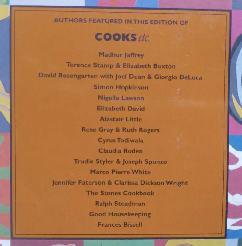 Cooks, Etc. A Tempting Taste of the Very Best in Cookery Writing, Autumn 1999