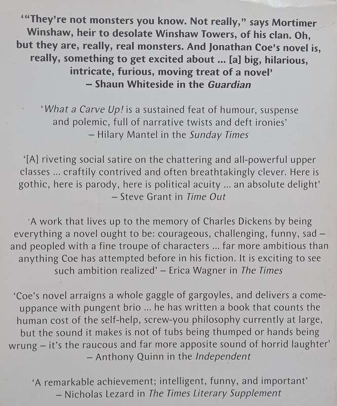 What a Carve Up! | Jonathan Coe
