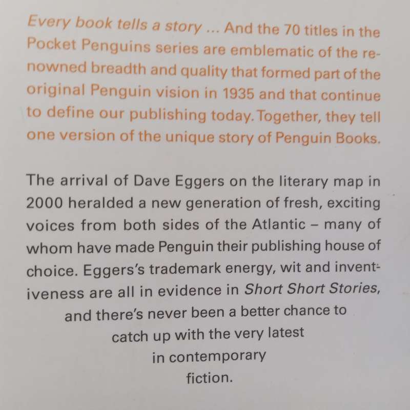 Short Short Stories | Dave Eggers