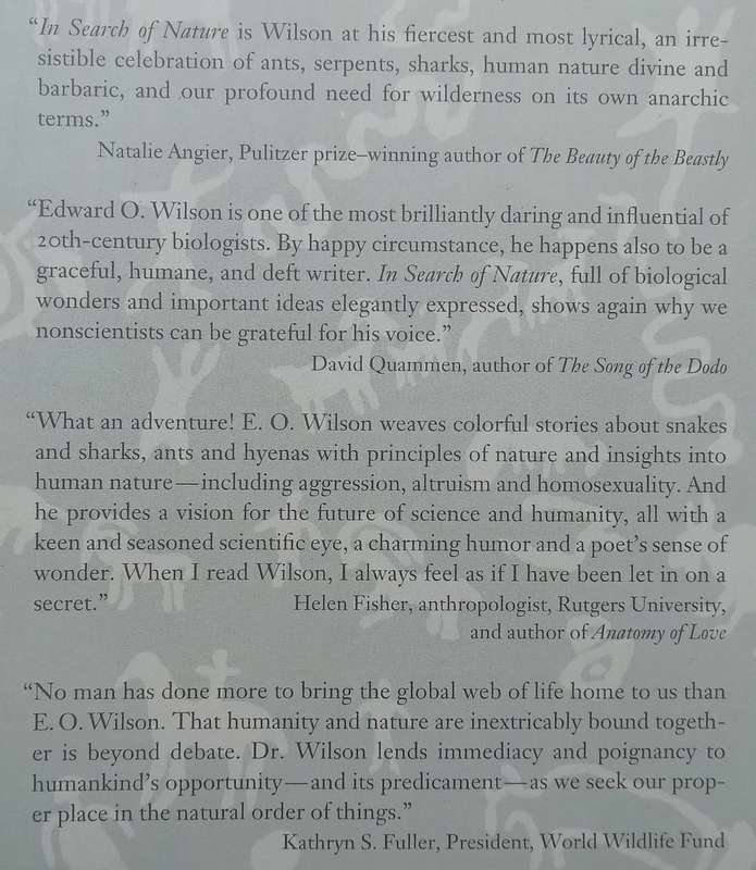 In Search of Nature | Edward O. Wilson