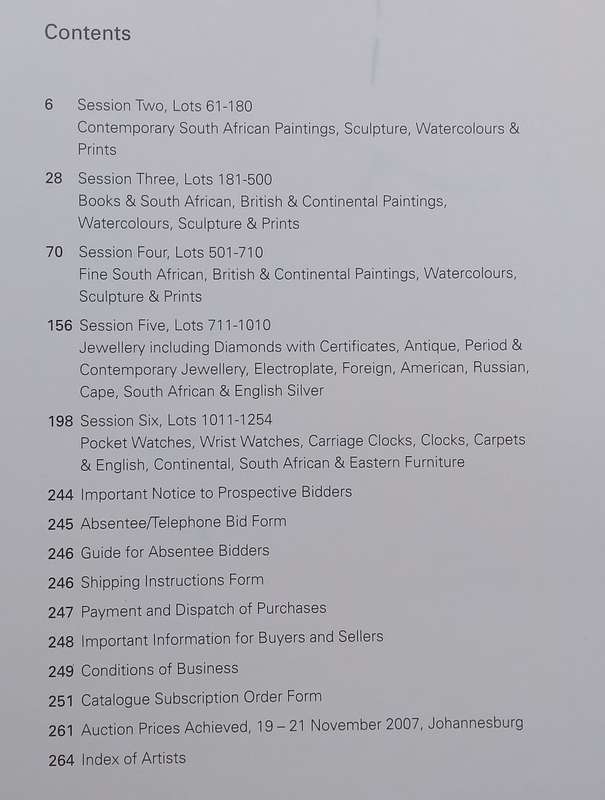 Stephan Welz & Co. Auction Catalogue (April 2008)