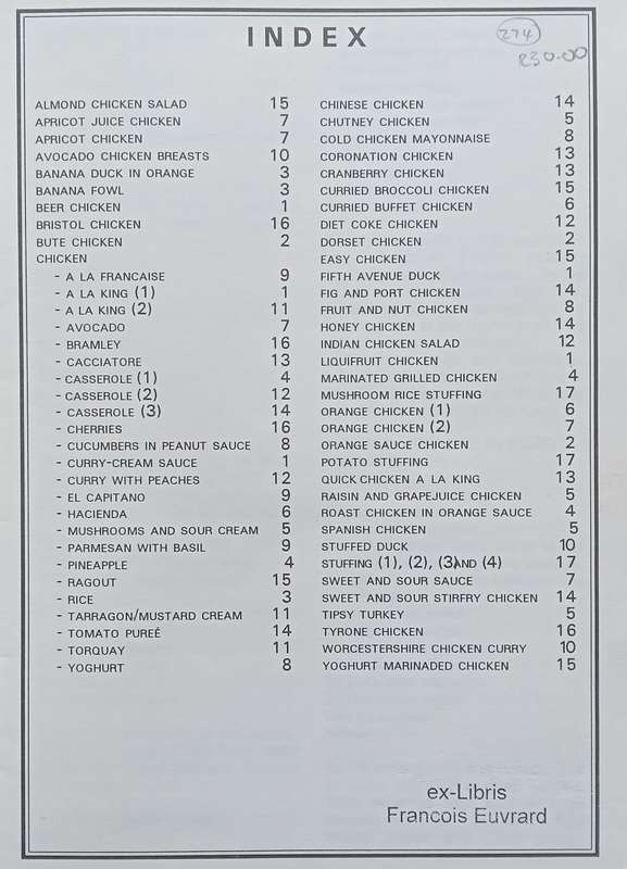 Poultry and Game (AIDA Recipe Collection Vol. 1)