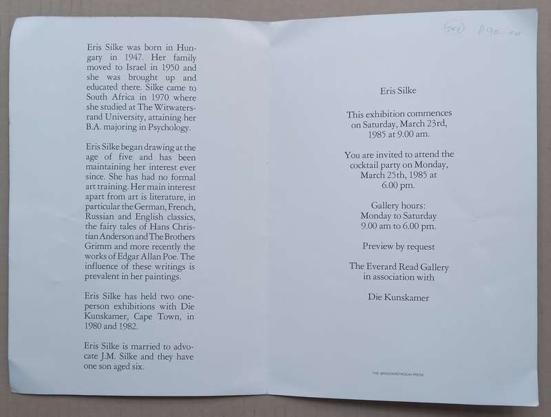 Eris Silke (Invitation to the Exhibition)