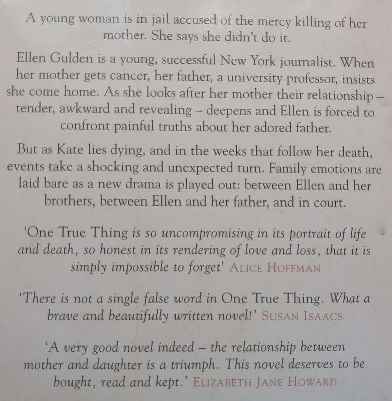 One True Thing | Anna Quindlen