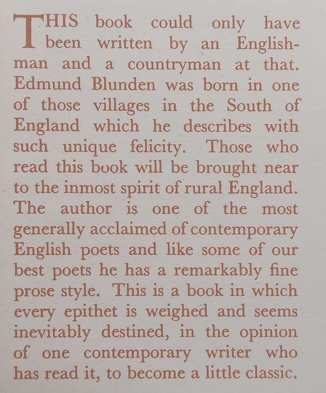 English Villages | Edmund Blunden