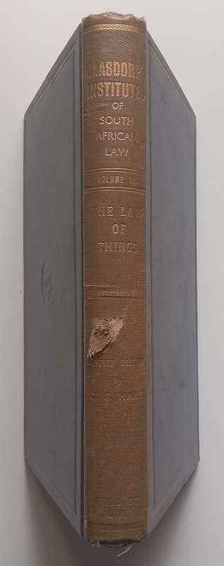 Maasdorps Institutes of South African Law, Vol. II: The Law of Things (7th Ed.) | A.F.S. Maasd...