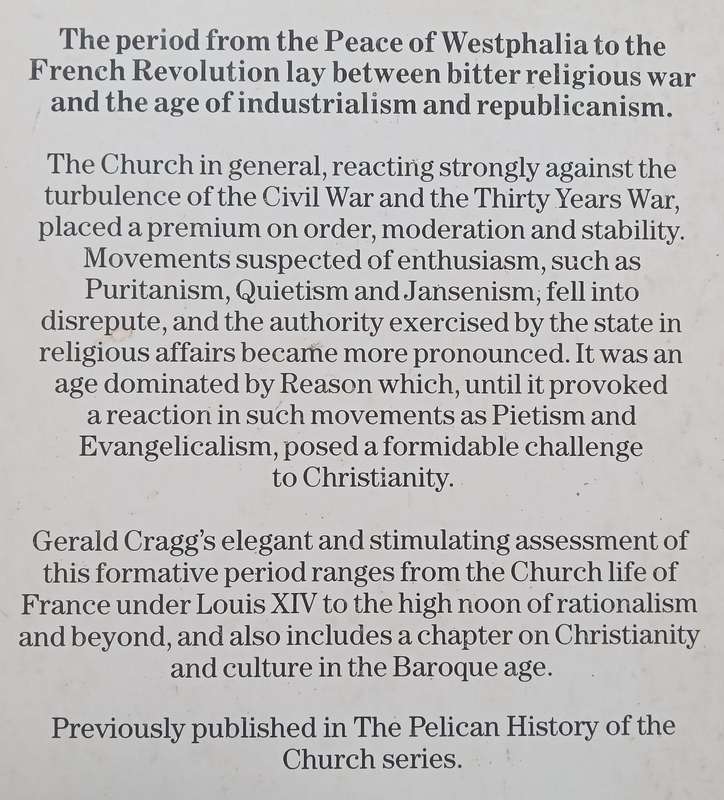 The Church and the Age of Reason, 1648-1789 | Gerald R. Cragg