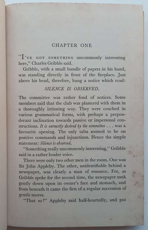 Silence Observed (First Edition, 1961) | Michael Innes