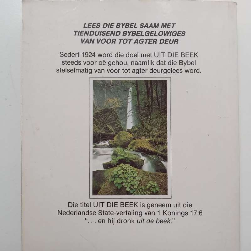 Neem uit die Beek (Afrikaans) | A. H. van Zyl