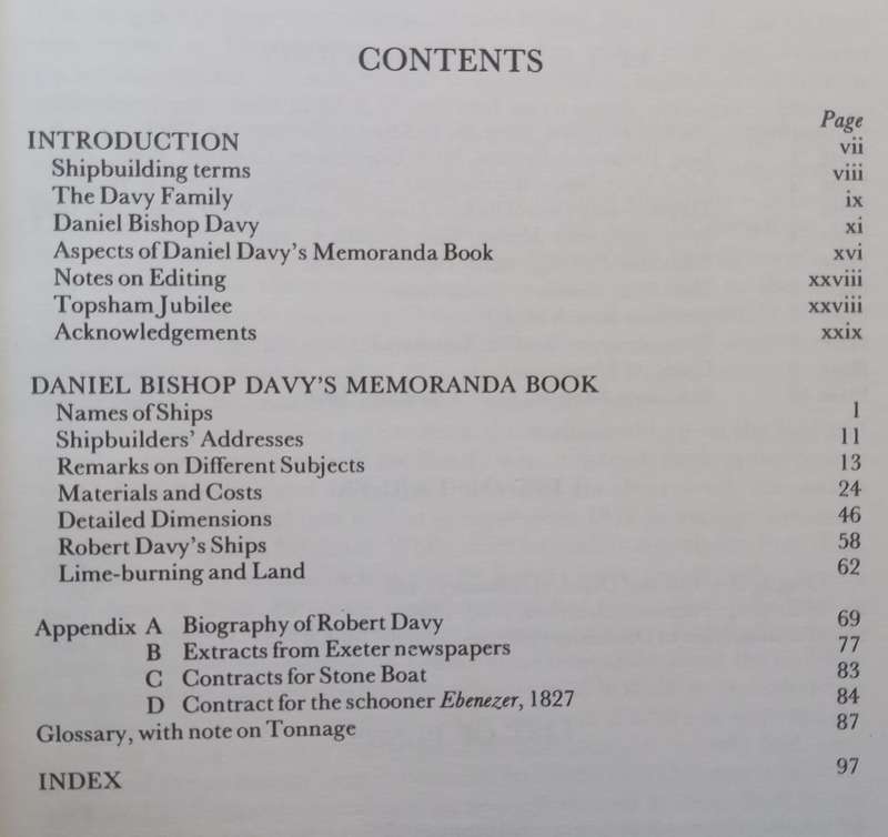 Shipbuilding on the Exe: The Memoranda Book of Daniel Bishop Davy (1799-1874) | Clive N. Ponsford...