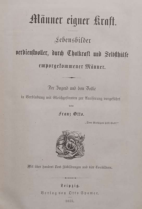 Manner Eigner Kraft (Published 1875, German) | Franz Otto