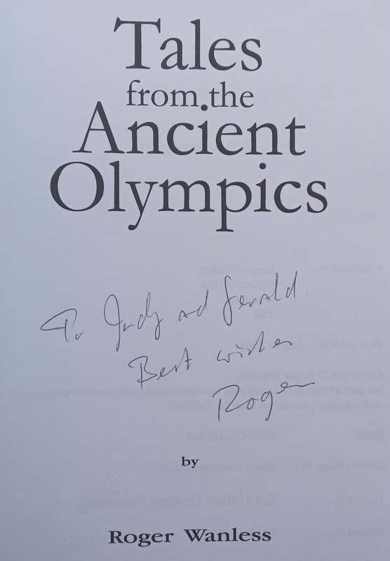 Tales from the Ancient Olympics (Inscribed by Author) | Roger Wanless