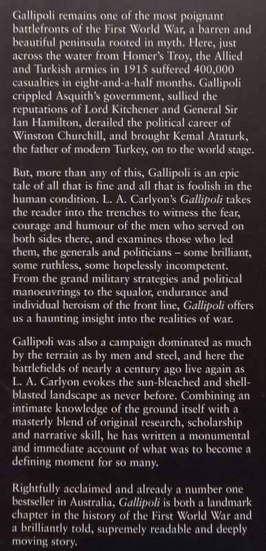 Gallipoli | L. A. Carlyon