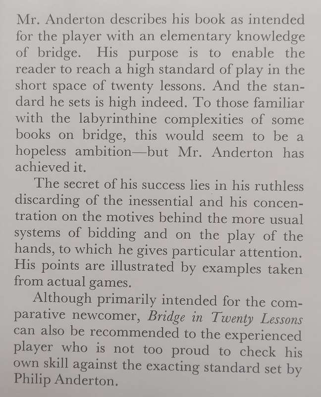Bridge in 20 Lessons | Philip Anderton