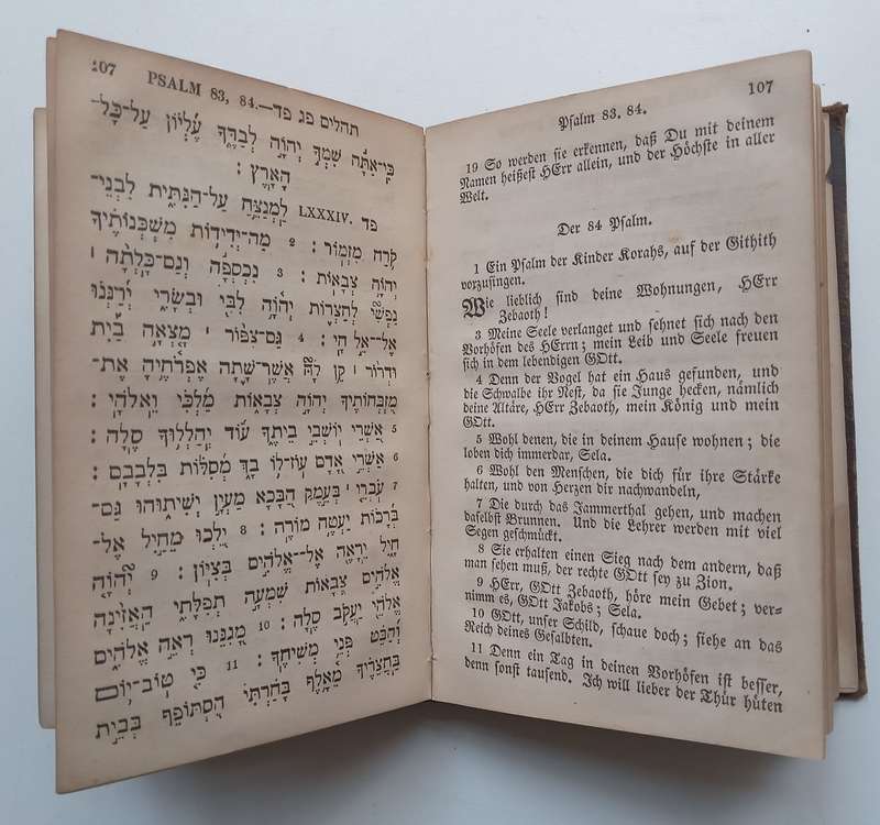 Der Psalter, oder Die Psalmen Davids (Published 1851, Dual Language Edition)