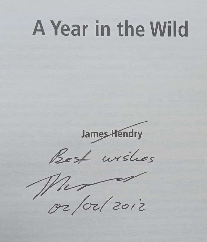 A Year in the Wild (Inscribed by Author) | James Hendry