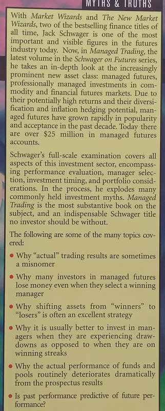 Managed Trading: Myths & Truths (Schwager on Futures) | Jack D. Schwager