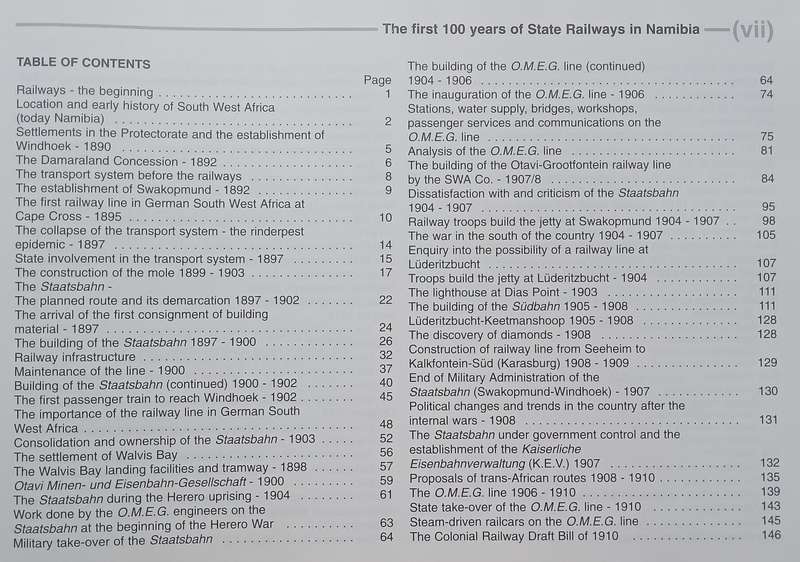 The First 100 Years of State Railways in Namibia, 1897-1997 | Brenda Bravenboer & Walter Rusch
