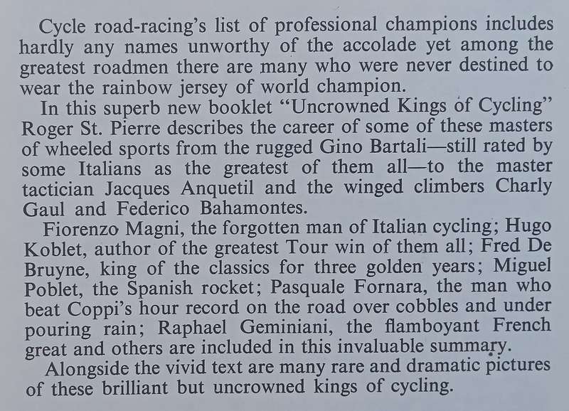 The Uncrowned Kings of Cycling | Roger St. Pierre