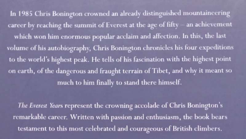 The Everest Years: The Challenge of the Worlds Highest Mountain | Chris Bonington