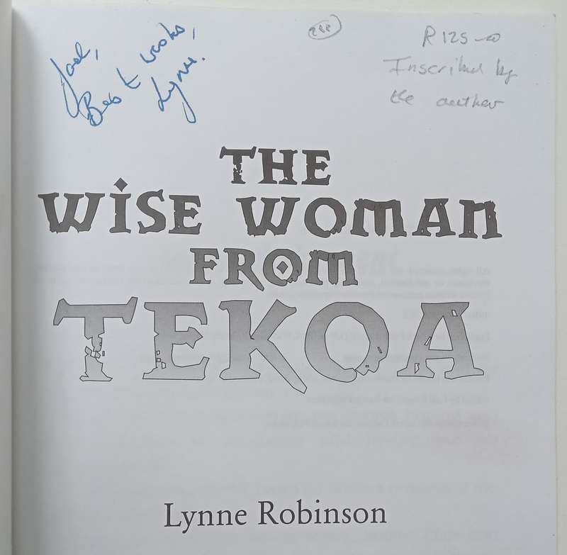 The Wise Woman from Tekoa (Inscribed by Author) | Lynne Robinson