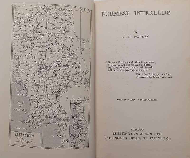 Burmese Interlude | C. V. Warren