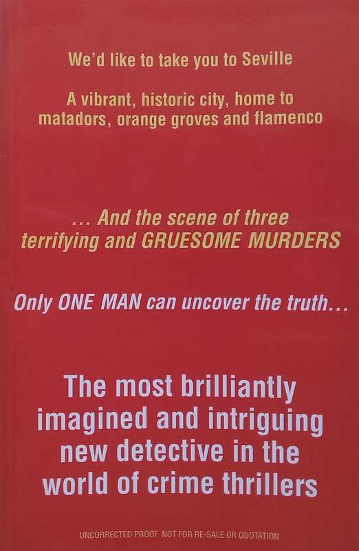 The Blind Man of Seville (Early Reading Copy) | Robert Wilson