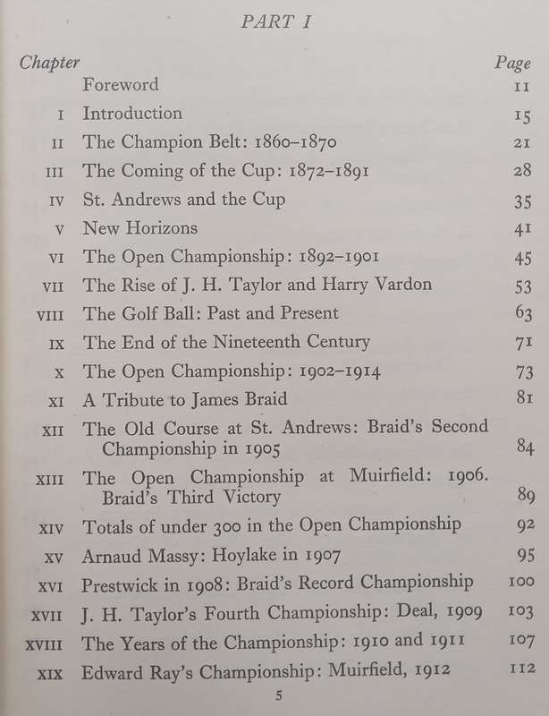 The Story of The Open Championship (1860-1950) | Charles G. Mortimer & Fred Pignon
