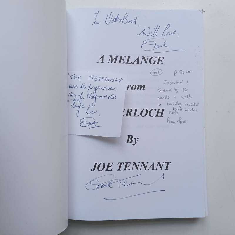 A Melange from Inverloch (Signed and Inscribed and with Loosely Inserted Note by Author) | Joe Te...
