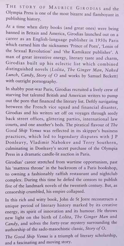 The Good Ship Venus: The Erotic Voyage of the Olympia Press | John de St. Jorre