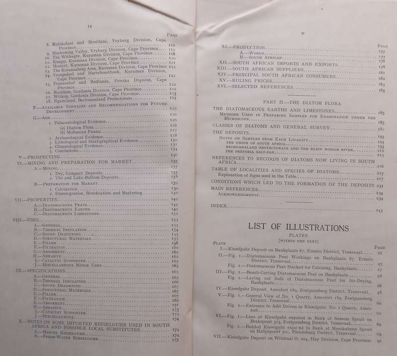 Diatomaceous Deposits in the Union of South Africa with Special Reference to Kieselguhr | L. E. K...