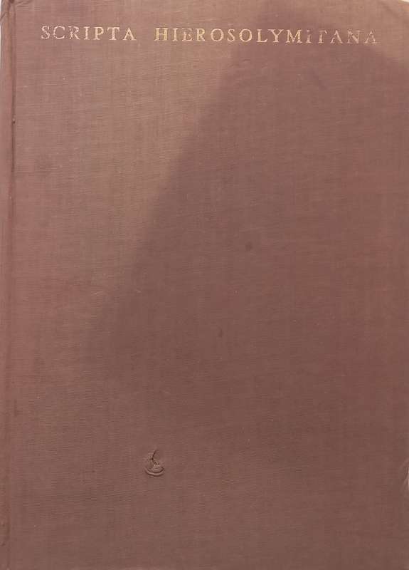 Scripta Hierosolymitana, Vol. III: Studies in Economic and Social Sciences | Roberto Bachi (Ed.)