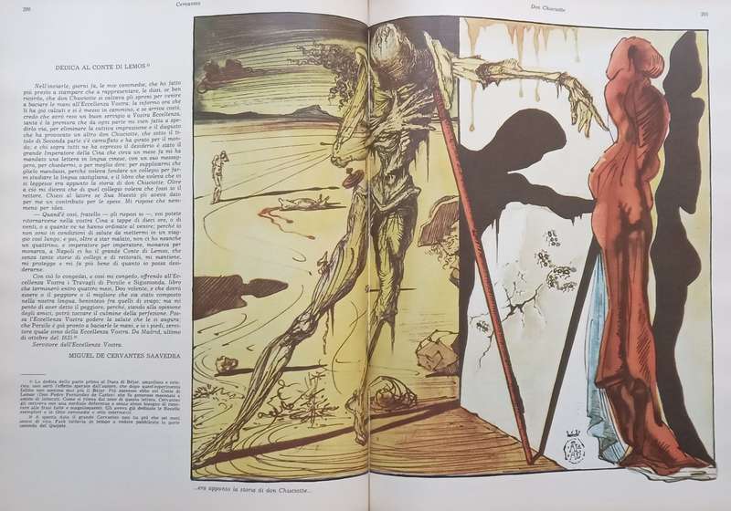 Don Chisciotte Della Mancia (Italian, Illustrations by Dali) | Miguel de Cervantes