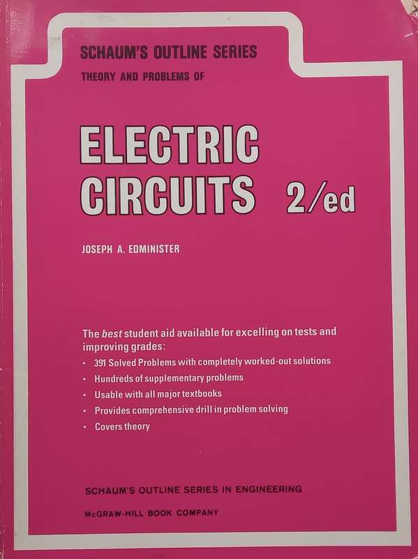 Theory and Application of Electric Circuits (2nd Ed. Schaums Outline Series) | Joseph A. Edmin...