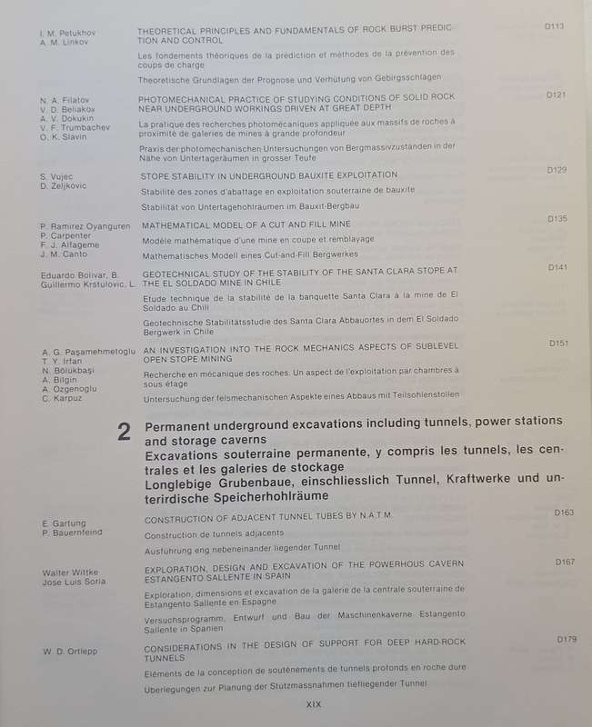 International Congress on Rock Mechanics: Proceedings, Vol. 2