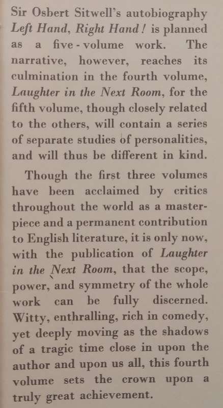 Laughter in the Next Room | Osbert Sitwell