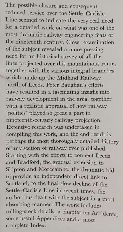 North of Leeds: The Leeds-Settle-Carlisle Line and Its Branches | Peter E. Baughan