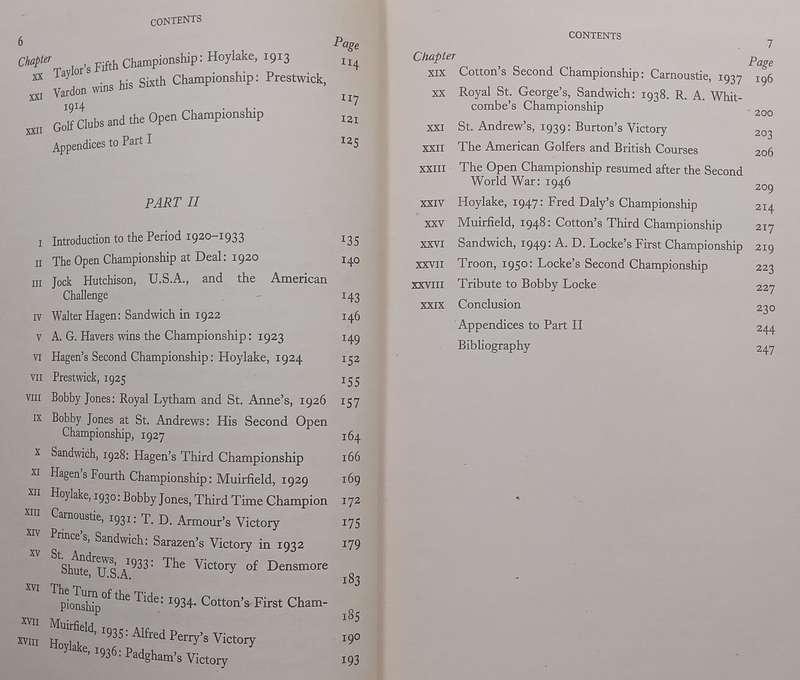 The Story of The Open Championship (1860-1950) | Charles G. Mortimer & Fred Pignon