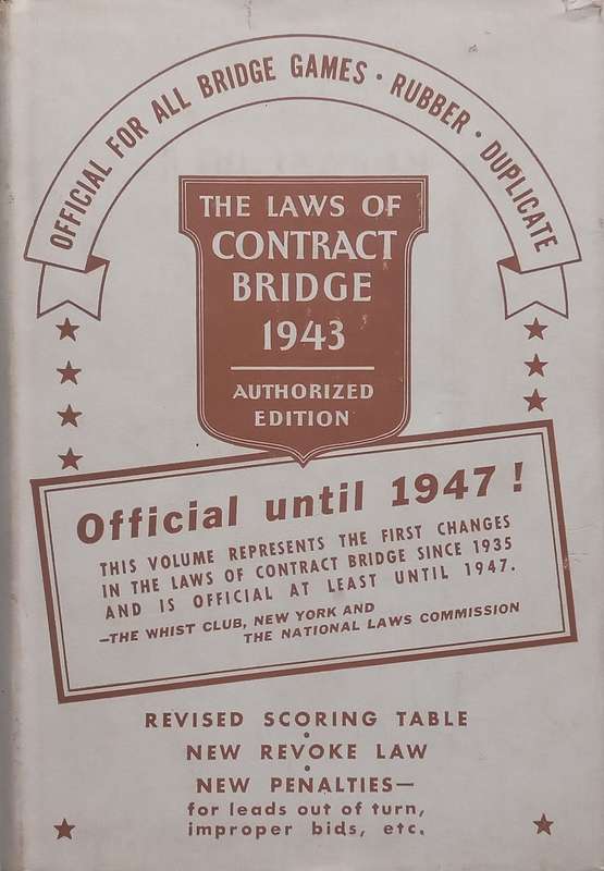 The Laws of Contract Bridge 1943