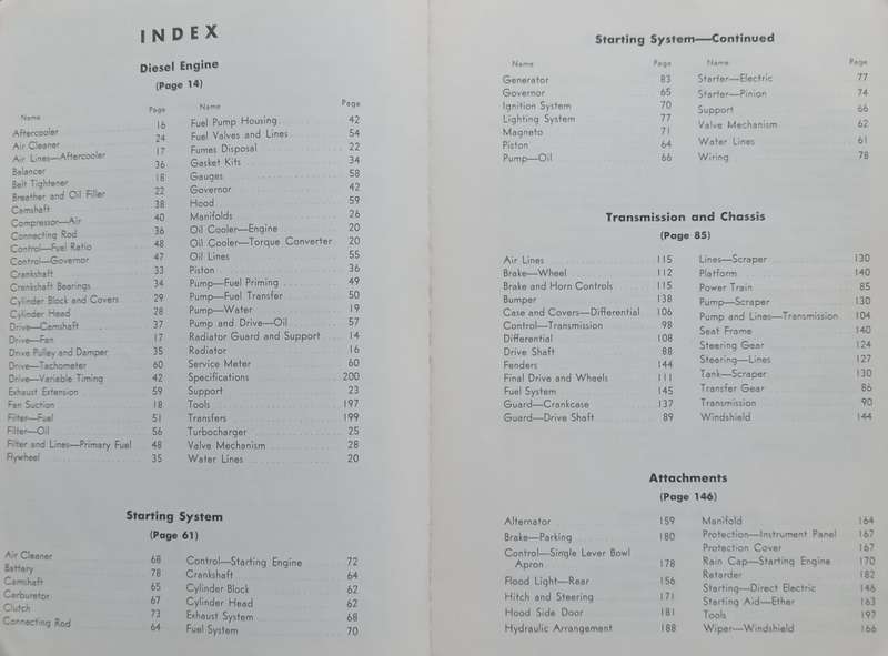 Caterpillar 621 Tractor Parts Book (Serial Number 23H2  Up)