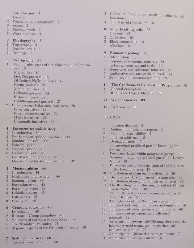 Geology of the Isiolo Area (Kenya Mines and Geological Department Report No. 103) | B. D. Hackman...