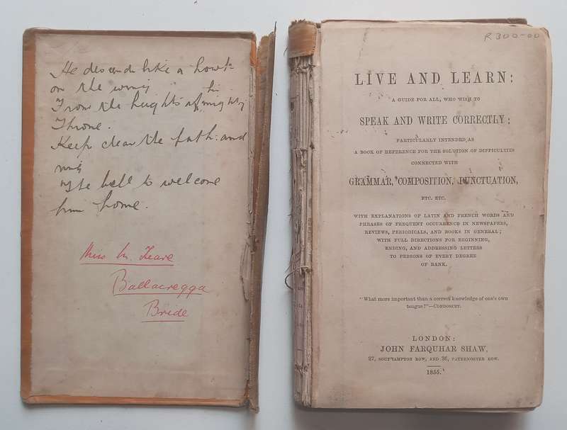 Live and Learn: A Guide for All Who Wish to Speak and Write Correctly (Published 1855)