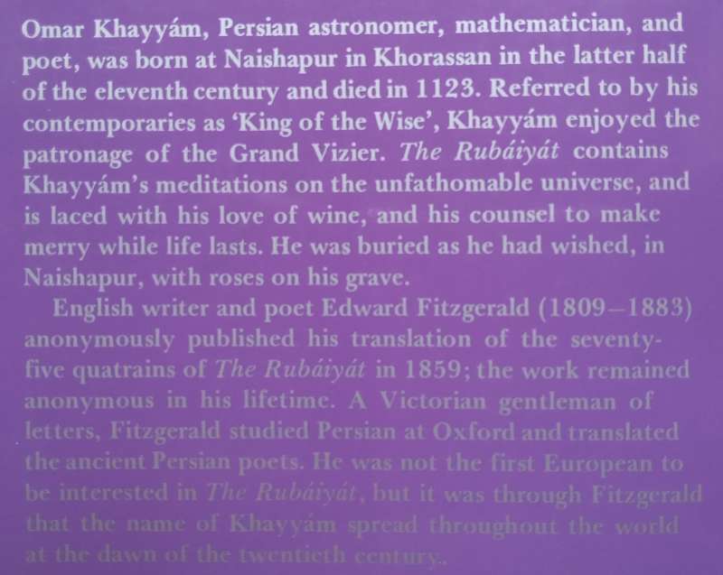 Rubaiyat of Omar Khayyam | Edward Fitzgerald (Translator)