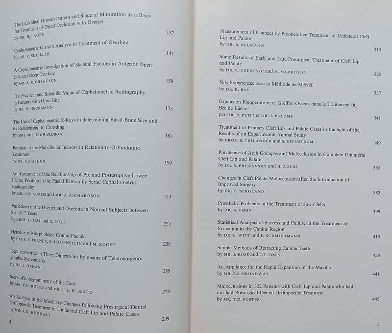 European Orthodontic Society Report of the 43rd Congress (1967) | Various Authors